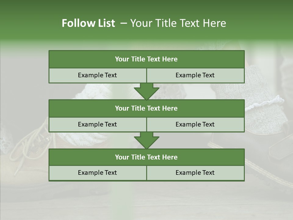 Young Couple Playing Footsie PowerPoint Template