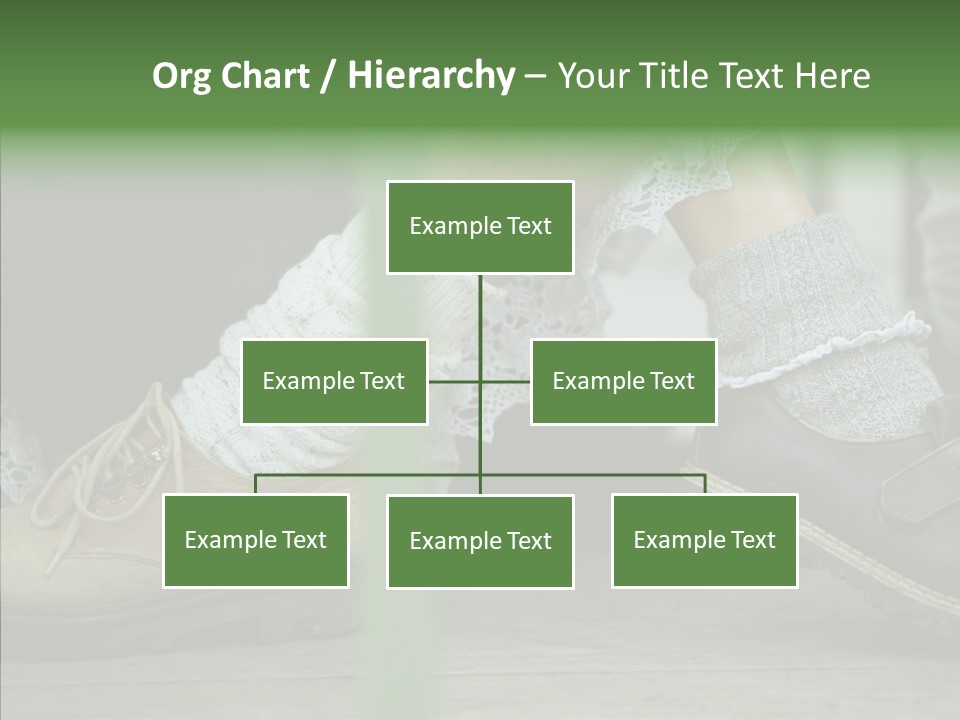 Young Couple Playing Footsie PowerPoint Template