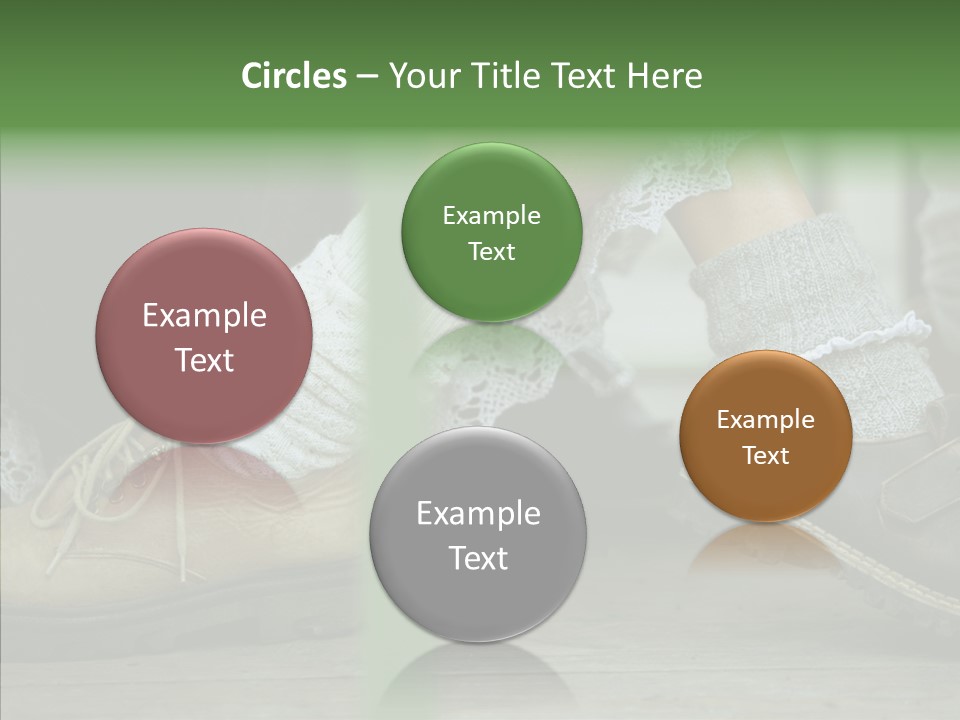 Young Couple Playing Footsie PowerPoint Template