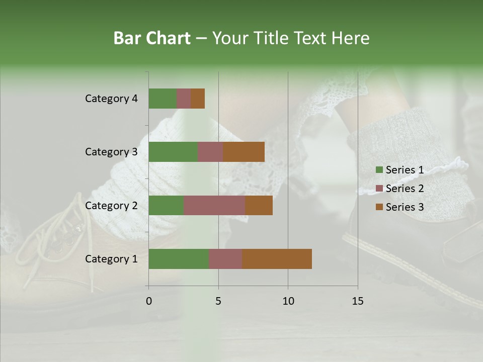 Young Couple Playing Footsie PowerPoint Template