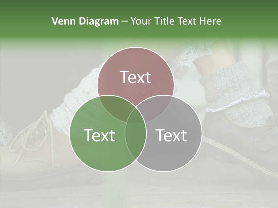 Young Couple Playing Footsie PowerPoint Template