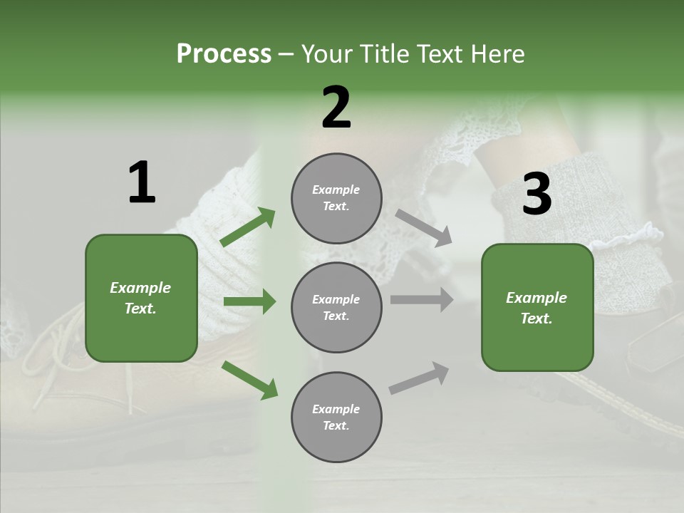 Young Couple Playing Footsie PowerPoint Template