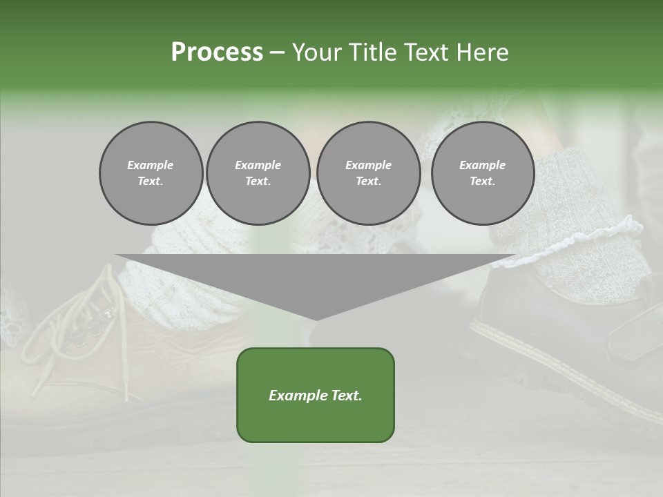 Young Couple Playing Footsie PowerPoint Template