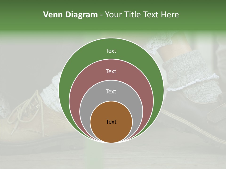 Young Couple Playing Footsie PowerPoint Template