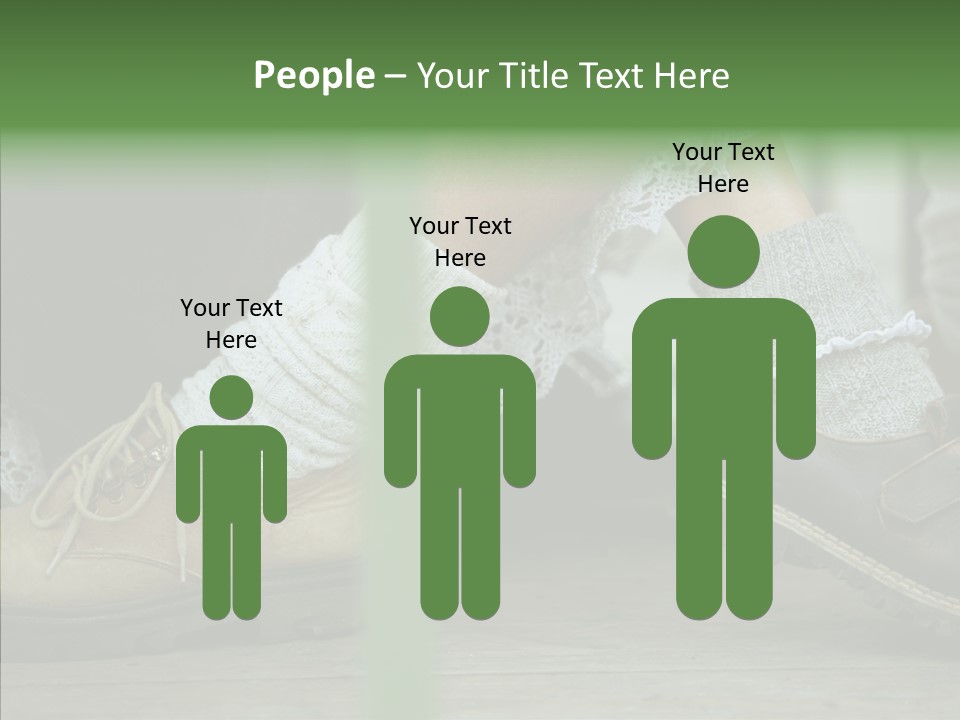 Young Couple Playing Footsie PowerPoint Template