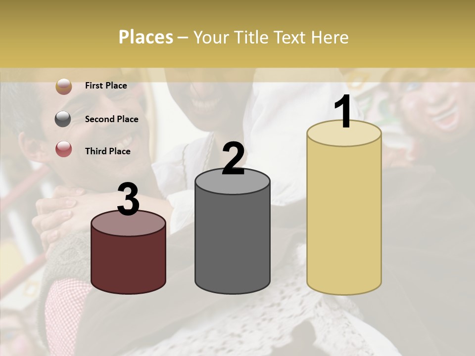 Man In Love At The Hands Of Your Favorite Bear PowerPoint Template