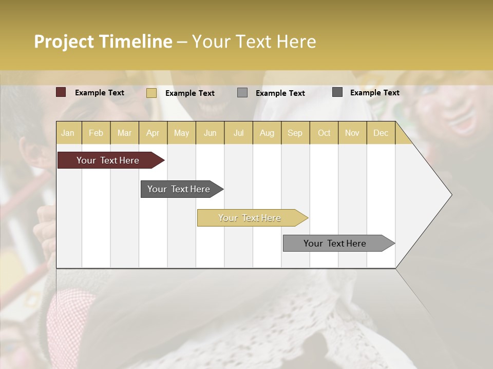 Man In Love At The Hands Of Your Favorite Bear PowerPoint Template