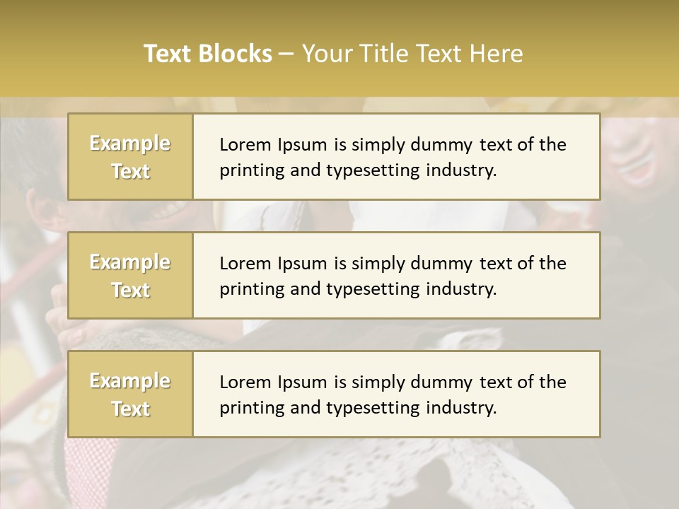 Man In Love At The Hands Of Your Favorite Bear PowerPoint Template
