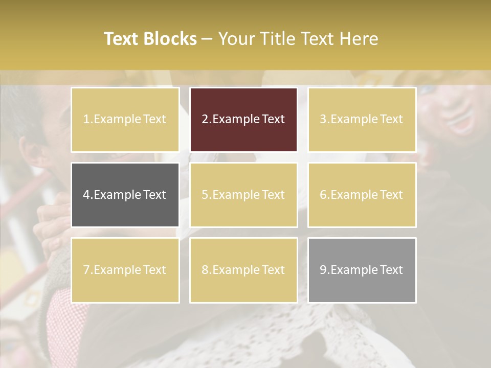 Man In Love At The Hands Of Your Favorite Bear PowerPoint Template