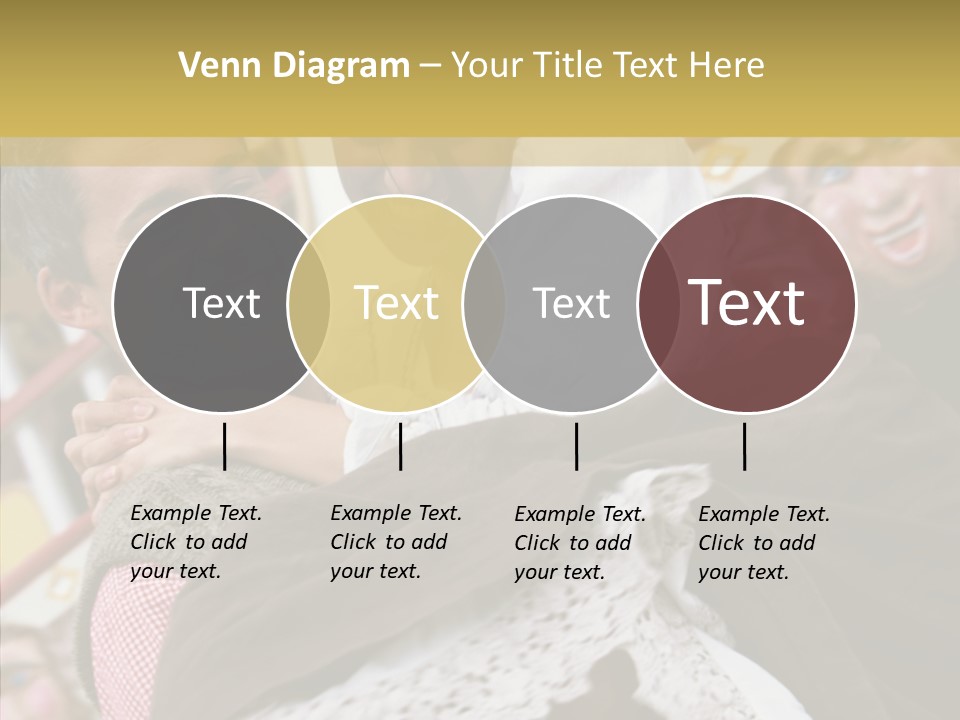 Man In Love At The Hands Of Your Favorite Bear PowerPoint Template