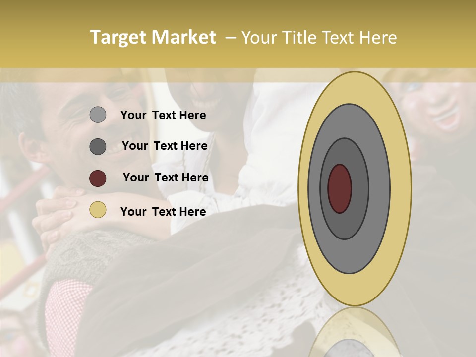 Man In Love At The Hands Of Your Favorite Bear PowerPoint Template