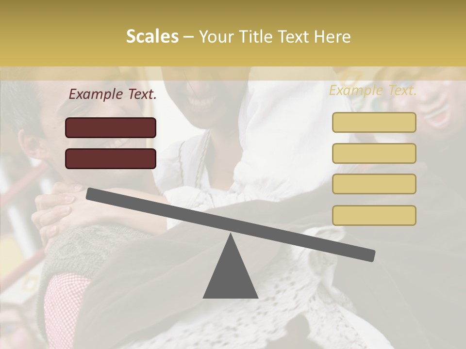 Man In Love At The Hands Of Your Favorite Bear PowerPoint Template