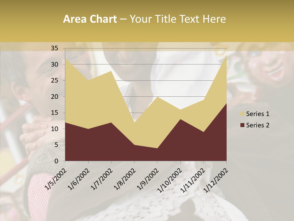 Man In Love At The Hands Of Your Favorite Bear PowerPoint Template