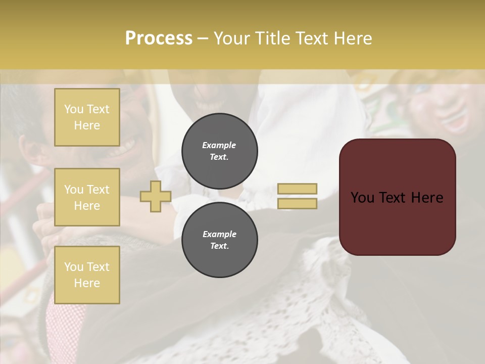 Man In Love At The Hands Of Your Favorite Bear PowerPoint Template