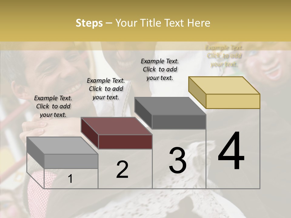 Man In Love At The Hands Of Your Favorite Bear PowerPoint Template