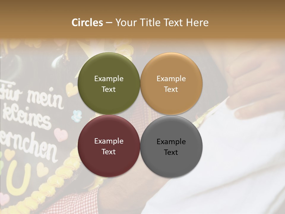 People In Love Are Kissing Near A Chocolate Heart PowerPoint Template