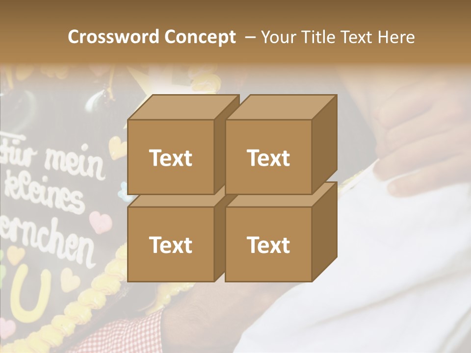 People In Love Are Kissing Near A Chocolate Heart PowerPoint Template