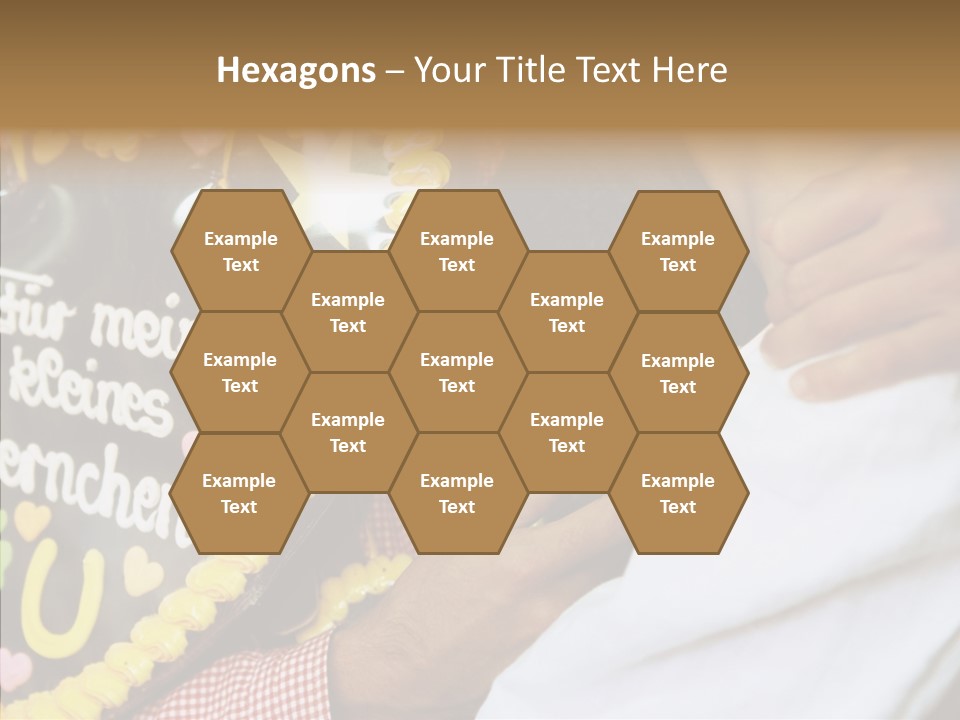 People In Love Are Kissing Near A Chocolate Heart PowerPoint Template