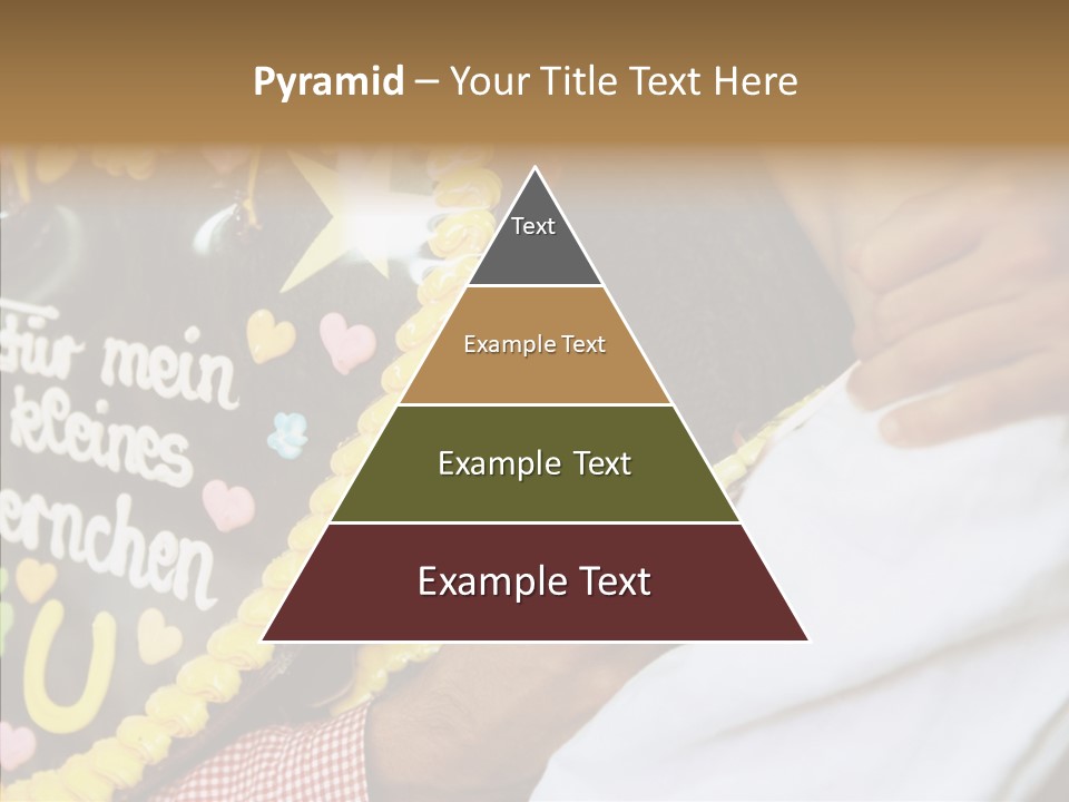 People In Love Are Kissing Near A Chocolate Heart PowerPoint Template