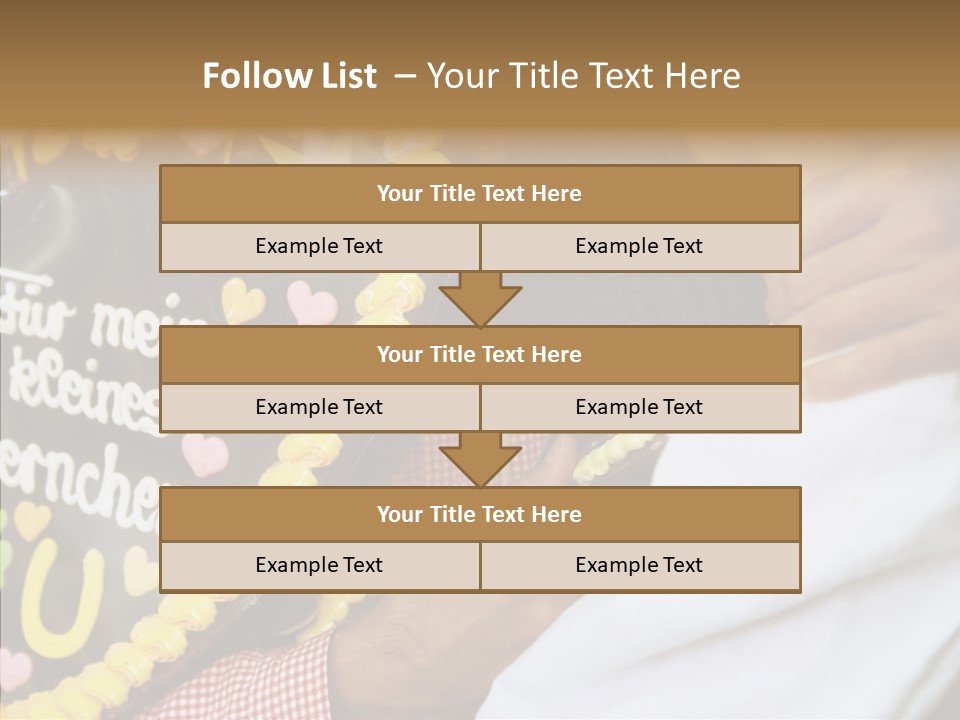 People In Love Are Kissing Near A Chocolate Heart PowerPoint Template
