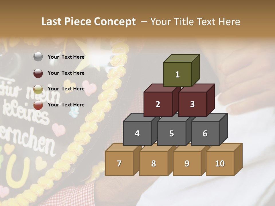 People In Love Are Kissing Near A Chocolate Heart PowerPoint Template