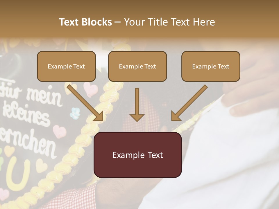 People In Love Are Kissing Near A Chocolate Heart PowerPoint Template