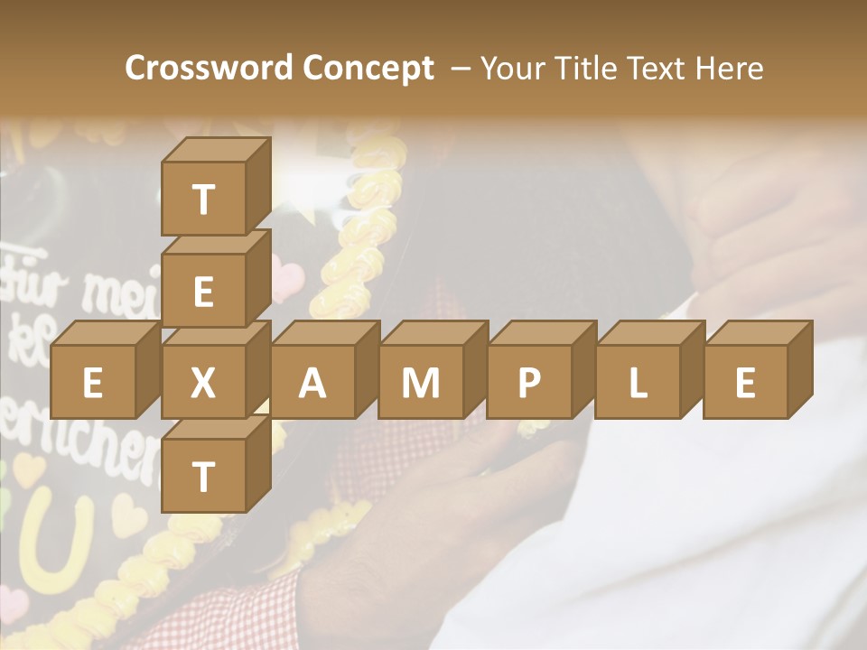 People In Love Are Kissing Near A Chocolate Heart PowerPoint Template