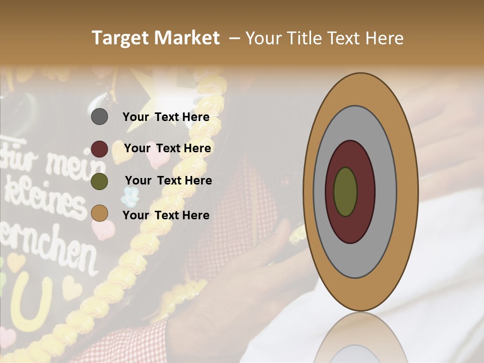 People In Love Are Kissing Near A Chocolate Heart PowerPoint Template