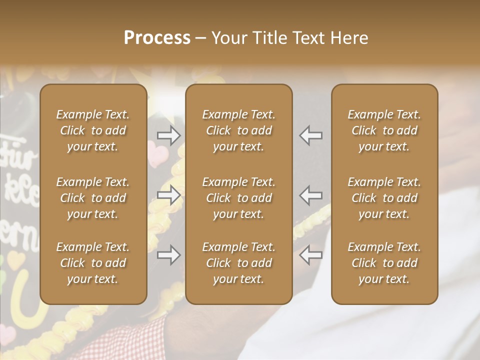 People In Love Are Kissing Near A Chocolate Heart PowerPoint Template