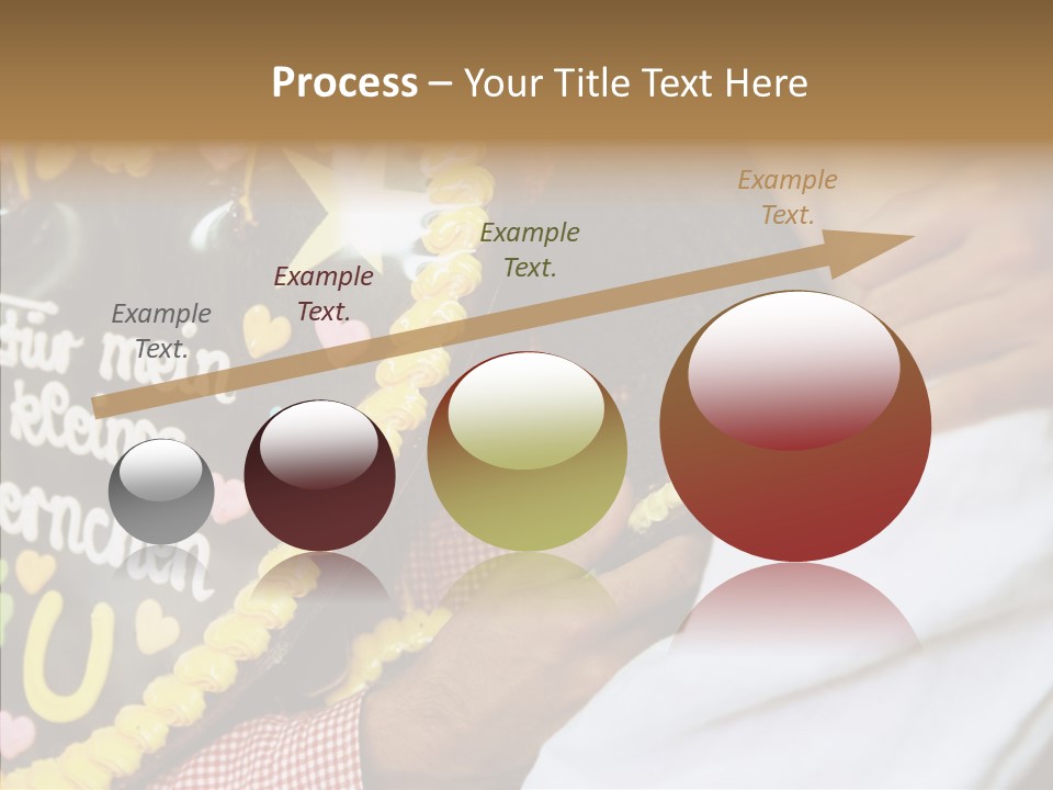 People In Love Are Kissing Near A Chocolate Heart PowerPoint Template