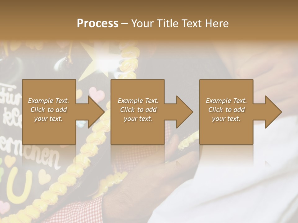 People In Love Are Kissing Near A Chocolate Heart PowerPoint Template