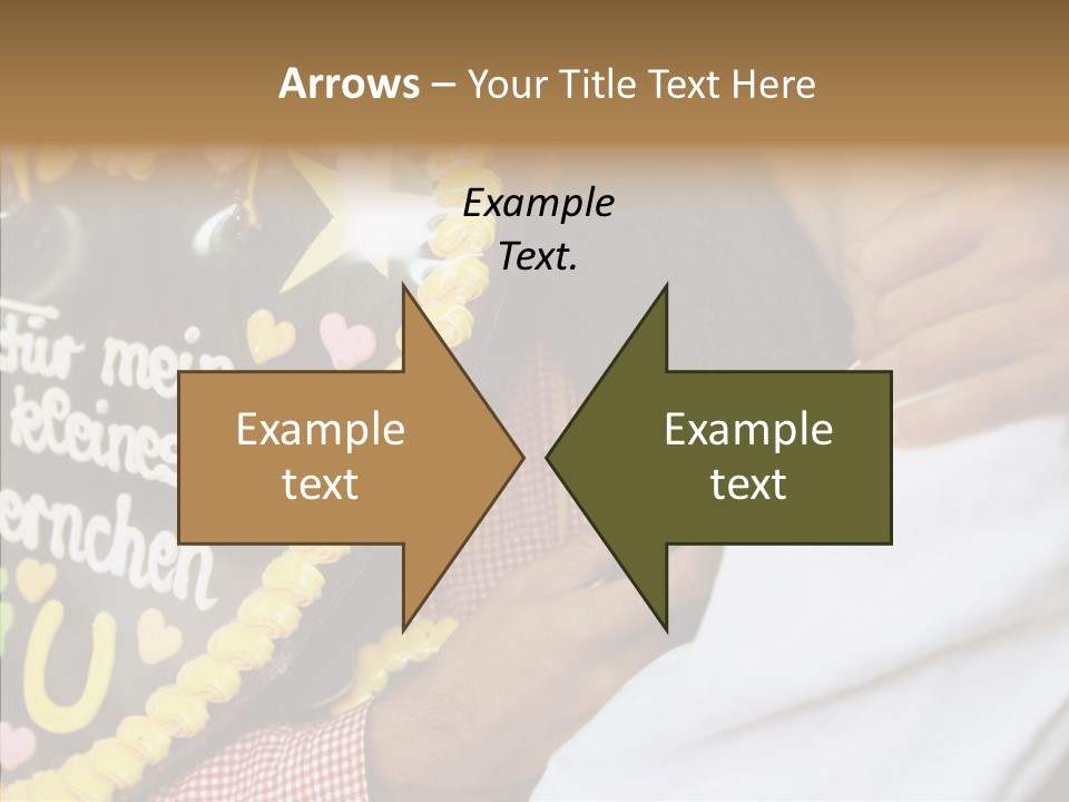 People In Love Are Kissing Near A Chocolate Heart PowerPoint Template