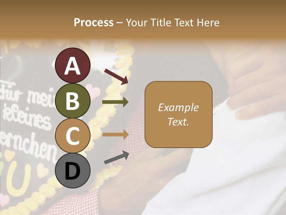 People In Love Are Kissing Near A Chocolate Heart PowerPoint Template
