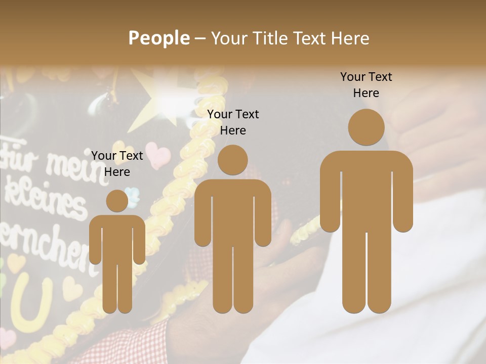 People In Love Are Kissing Near A Chocolate Heart PowerPoint Template