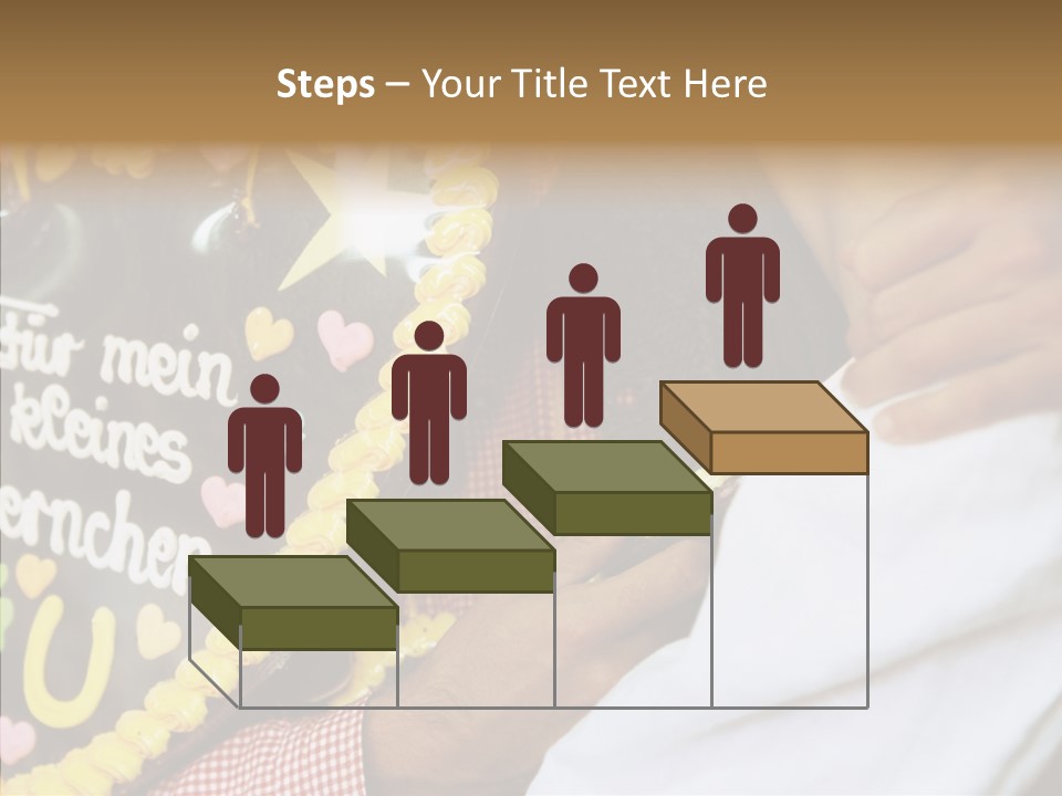 People In Love Are Kissing Near A Chocolate Heart PowerPoint Template