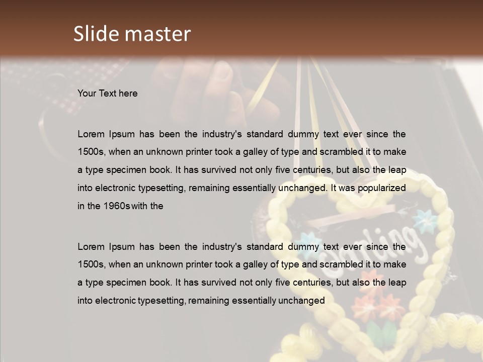 Chocolate Hearts, Germany PowerPoint Template