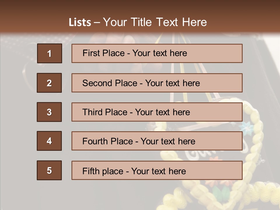 Chocolate Hearts, Germany PowerPoint Template
