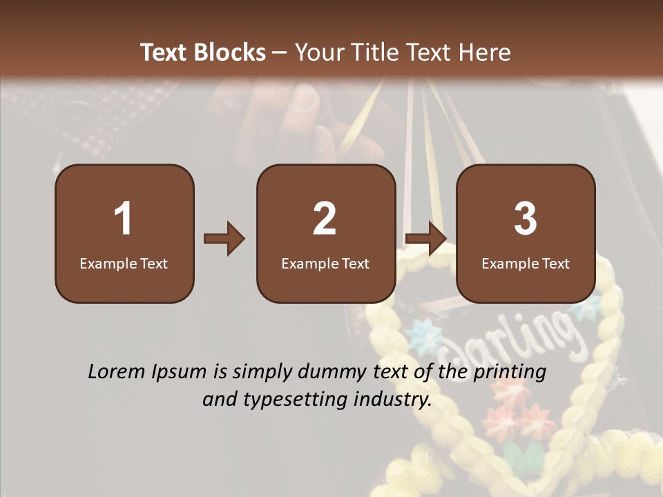 Chocolate Hearts, Germany PowerPoint Template