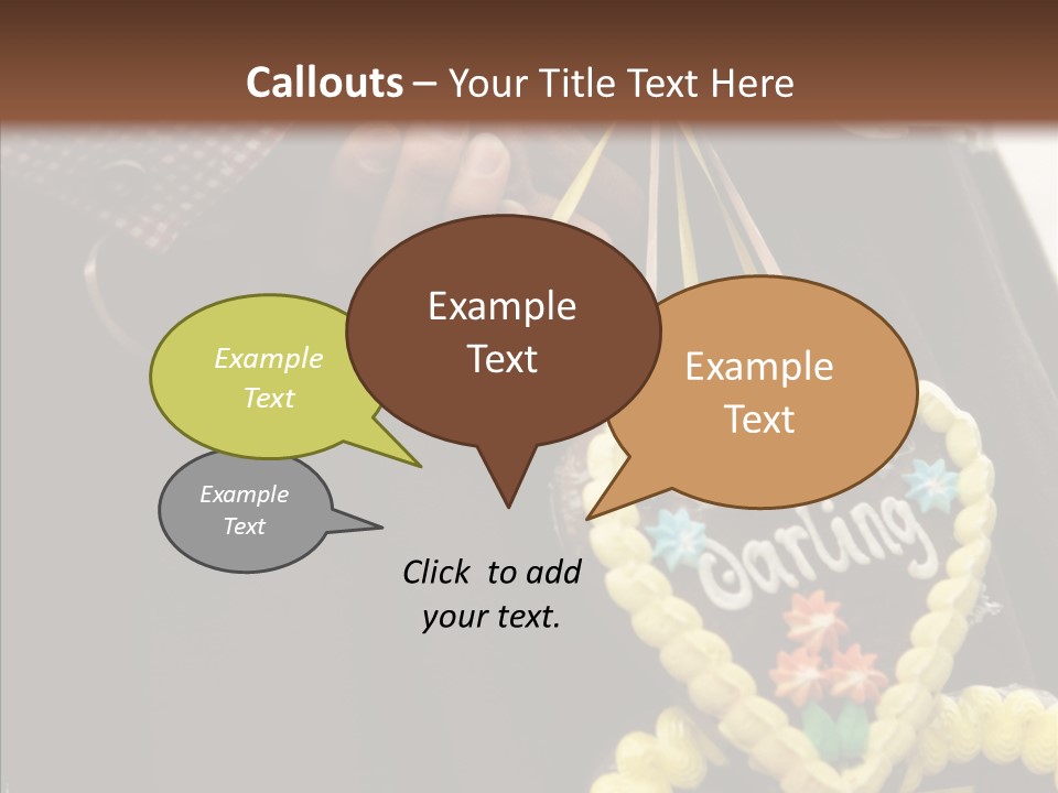 Chocolate Hearts, Germany PowerPoint Template