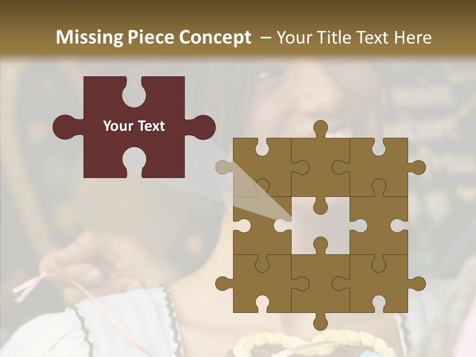 The Guy Gave The Girl A Chocolate Heart PowerPoint Template