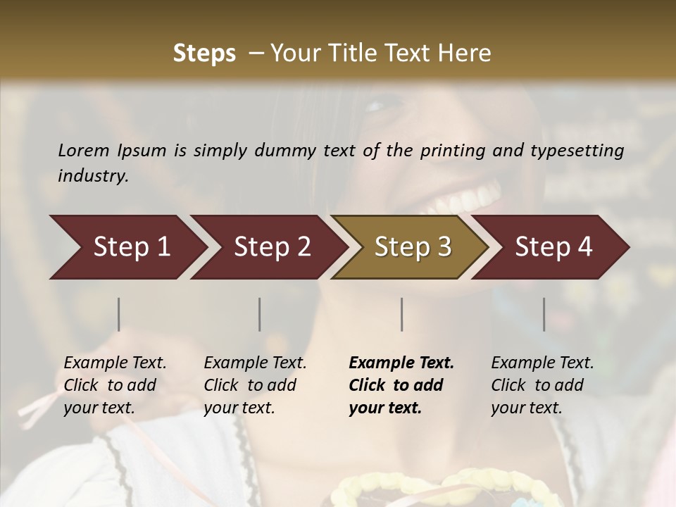 The Guy Gave The Girl A Chocolate Heart PowerPoint Template