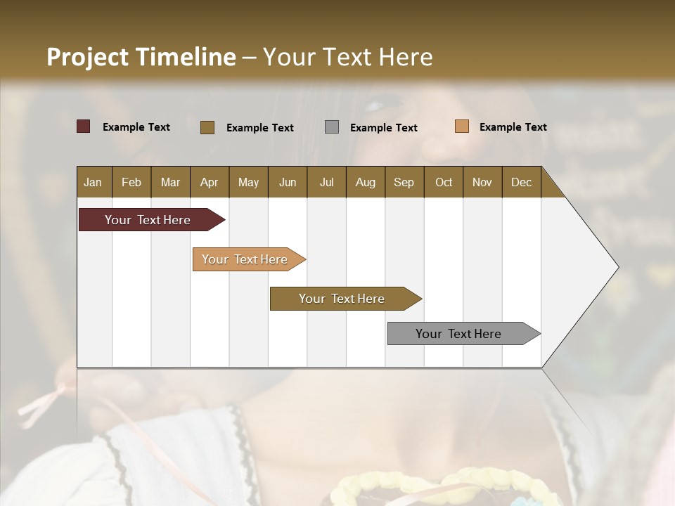 The Guy Gave The Girl A Chocolate Heart PowerPoint Template