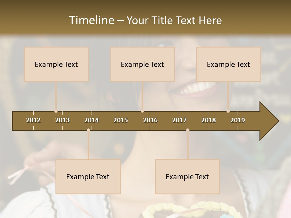 The Guy Gave The Girl A Chocolate Heart PowerPoint Template