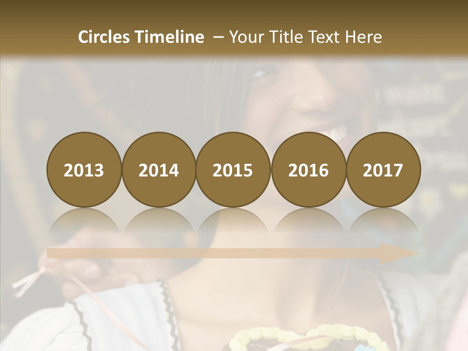 The Guy Gave The Girl A Chocolate Heart PowerPoint Template