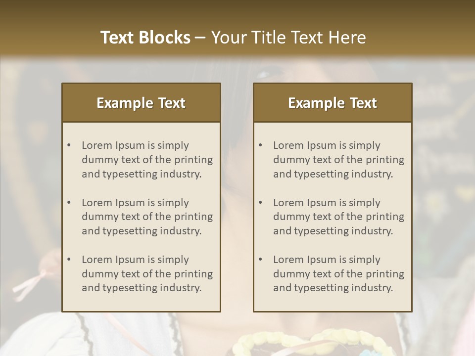 The Guy Gave The Girl A Chocolate Heart PowerPoint Template