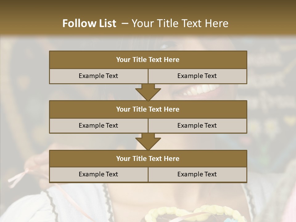 The Guy Gave The Girl A Chocolate Heart PowerPoint Template