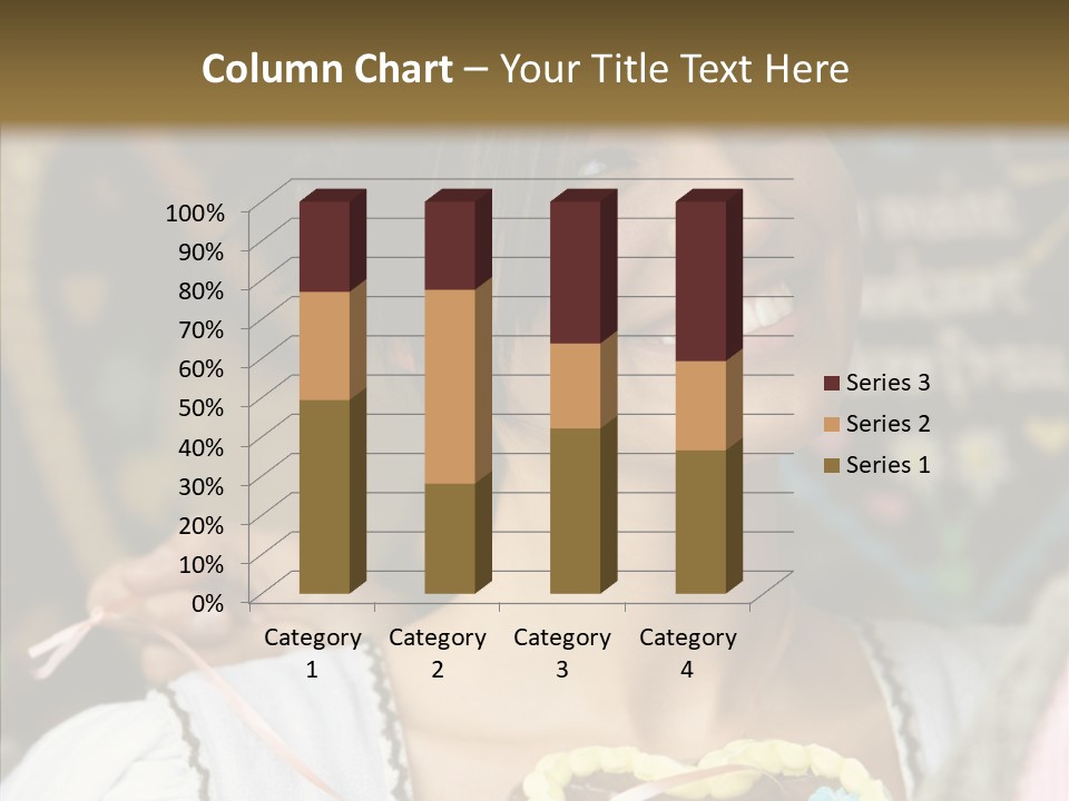 The Guy Gave The Girl A Chocolate Heart PowerPoint Template