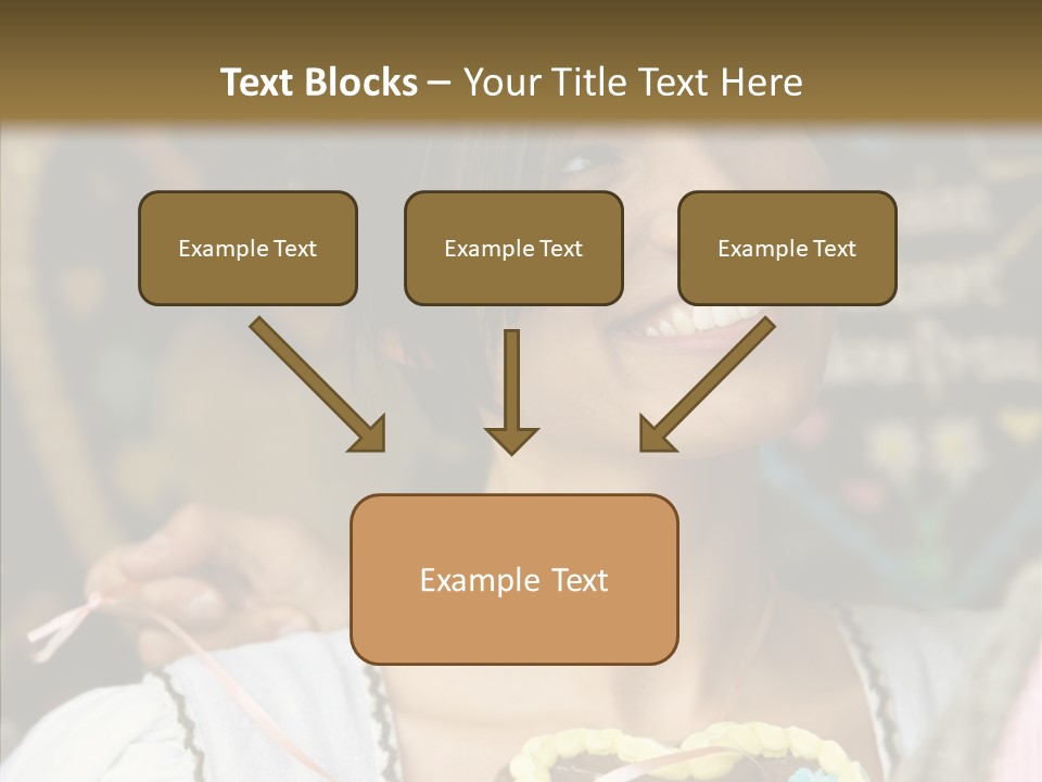 The Guy Gave The Girl A Chocolate Heart PowerPoint Template