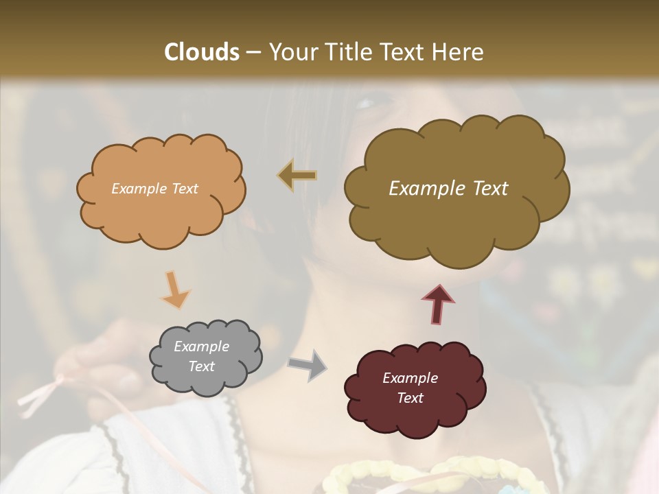 The Guy Gave The Girl A Chocolate Heart PowerPoint Template