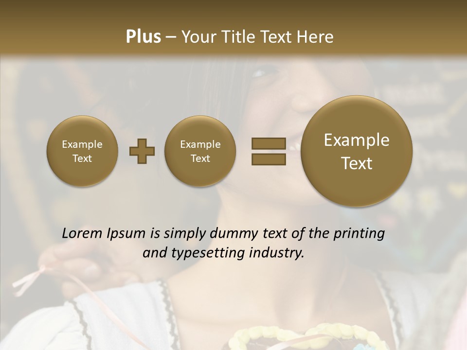 The Guy Gave The Girl A Chocolate Heart PowerPoint Template